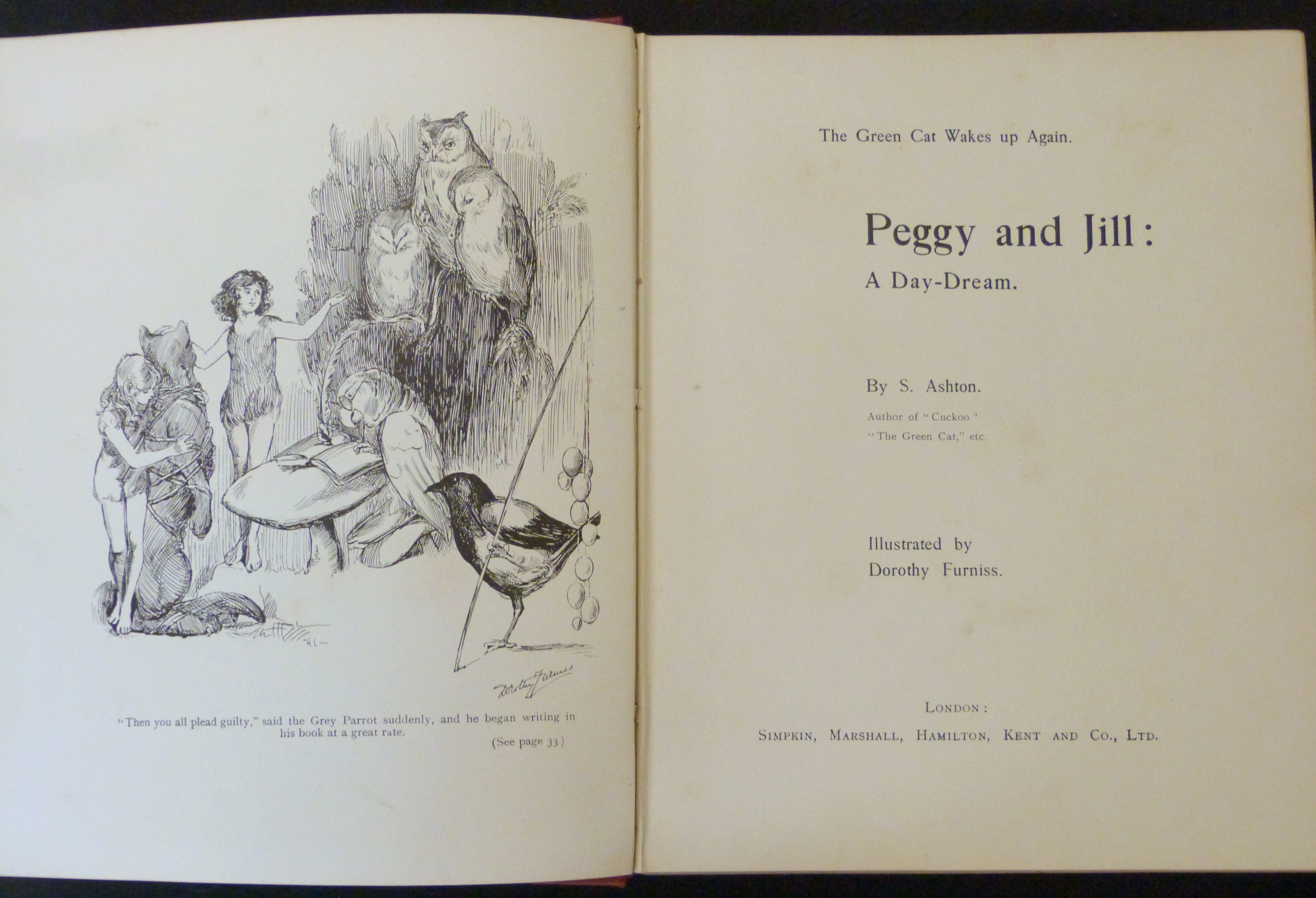 EUSTACE FULCRAND BOSANQUET "S ASHTON": PEGGY AND JILL, A DAY-DREAM, ill Dorothy Furniss, London, - Image 2 of 3