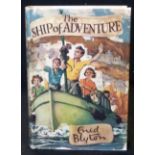 ENID BLYTON: THE SHIP OF ADVENTURE, London, MacMillan, 1950, 1st edition, original bright