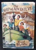 ENID BLYTON: THE SHIP OF ADVENTURE, London, MacMillan, 1950, 1st edition, original bright