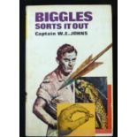 W E JOHNS: BIGGLES SORTS IT OUT, Leicester, Brockhampton Press, 1967, 1st edition, original cloth,