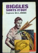 W E JOHNS: BIGGLES SORTS IT OUT, Leicester, Brockhampton Press, 1967, 1st edition, original cloth,