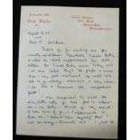 ENID BLYTON (1897-1968), Autograph letter signed, Green Hedges headed notepaper dated August 11, 55,