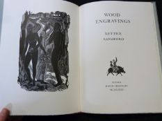 LETTICE SANDFORD: WOOD ENGRAVINGS, Pinner, David Chambers, 1985, (100) numbered (85) and signed,