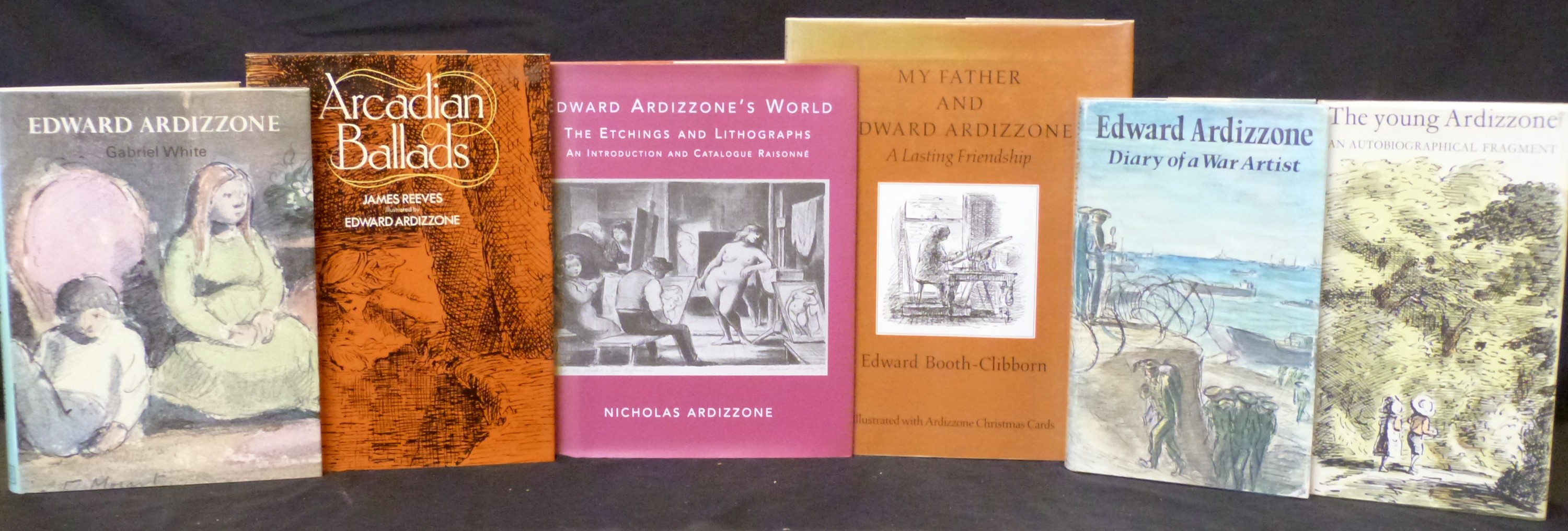 EDWARD ARDIZZONE: 2 titles: THE YOUNG ARDIZZONE AN AUTOBIOGRAPHICAL FRAGMENT, New York, The