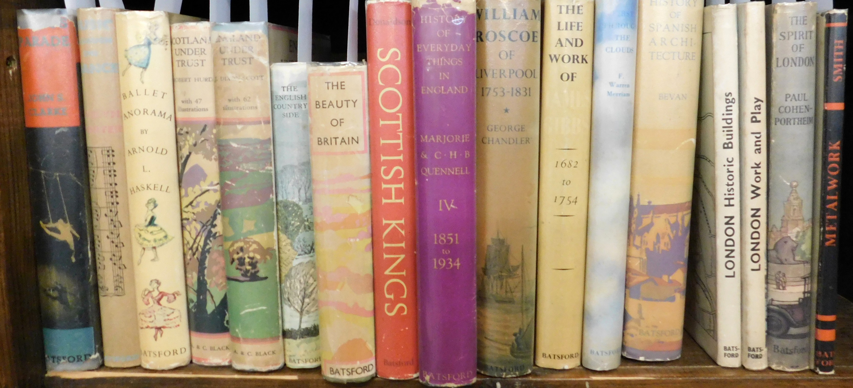 B T BATSFORD (PUB): 38 assorted titles, mainly 1st editions, all bar one with d/ws (38)