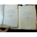 SAMUEL JOHNSON: A DICTIONARY OF THE ENGLISH LANGUAGE..., London for J Johnson et al, 1799, 11th