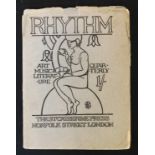 RHYTHM ART LITERATURE MUSIC QUARTERLY, London, The St Catherine Press, 1911, 1st edition, vol 1 No