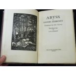 LEONID ANDREYEV: ABYSS, trans John Cournos, ill Ivan Lebedeff, Waltham St Lawrence, Golden