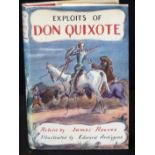 EXPLOITS OF DON QUIXOTE RETOLD BY JAMES REEVES, ill Edward Ardizzone, London, Blackie, 1959, 1st