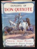 EXPLOITS OF DON QUIXOTE RETOLD BY JAMES REEVES, ill Edward Ardizzone, London, Blackie, 1959, 1st