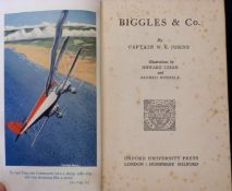 W E JOHNS: BIGGLES & CO, London, Oxford University Press, 1936, 1st edition, coloured frontis (