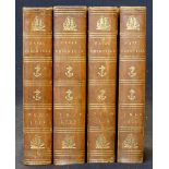 THE NAVAL CHRONICLE, 1799-1800 vols 1-4, all vols lacking vignette titles, vol 1 14 (of 15)