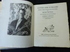 HUGH MCCRAE: SATYRS AND SUNLIGHT, BEING THE COLLECTED POETRY, ill Norman Lindsay, London, Fanfrolico