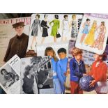 Box: large quantity costume patterns