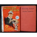 RICHMAL CROMPTON: WILLIAM AGAIN, London, George Newnes, 1923, 1st edition, original red cloth, vgc +