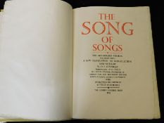 THE SONG OF SONGS, THE AUTHORISED VERSION, trans/ed William Oscar Emil Oesterley, ill Lettice