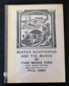 FORD MADOX FORD: MISTER BOSPHORUS AND THE MUSES OR A SHORT HISTORY OF POETRY IN BRITAIN VARIETY