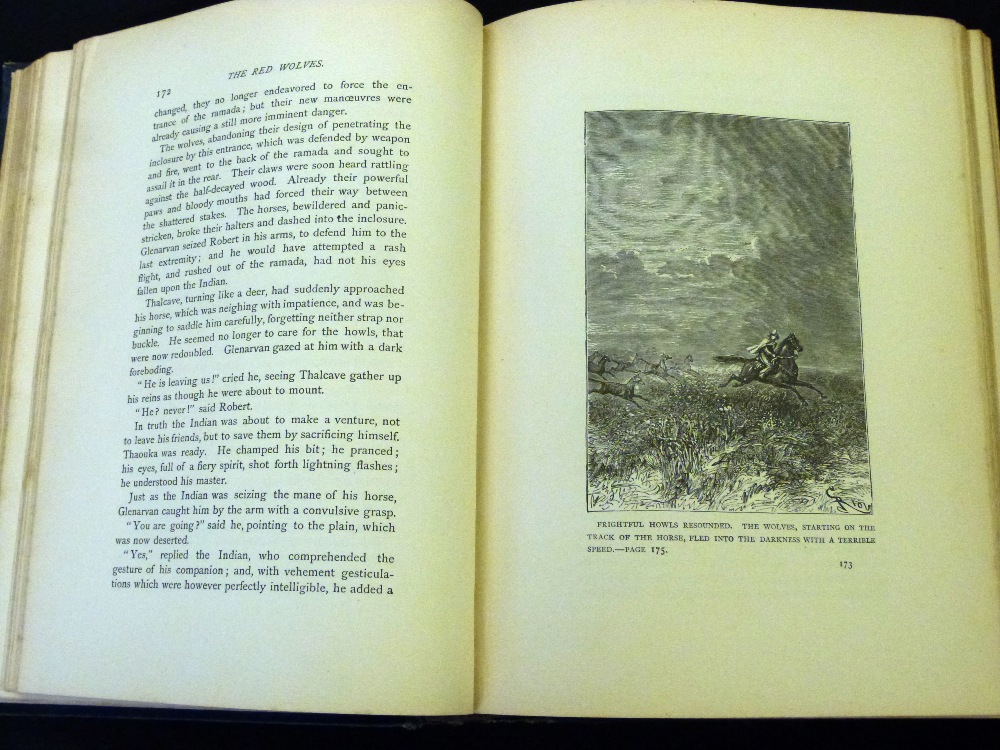 JULES VERNE: IN SEARCH OF THE CASTAWAYS..., Philadelphia, J B Lippincott, 1873, original - Image 3 of 5