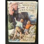 ENID BLYTON: THE MOUNTAIN OF ADVENTURE, London, MacMillan, 1949, 1st edition, original bright