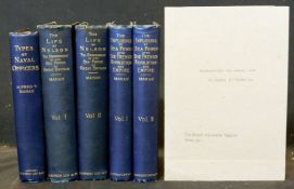 ALFRED THAYER MAHAN: 4 titles: THE INFLUENCE OF SEA POWER UPON THE FRENCH REVOLUTION AND EMPIRE