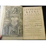 SIR RICHARD BAKER: A CHRONICLE OF THE KINGS OF ENGLAND..., London, E Cotes for G Saubridge & T