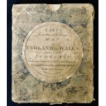 JOHN CARY: CARY'S REDUCTION OF HIS LARGE MAP OF ENGLAND AND WALES WITH PART OF SCOTLAND..., engraved