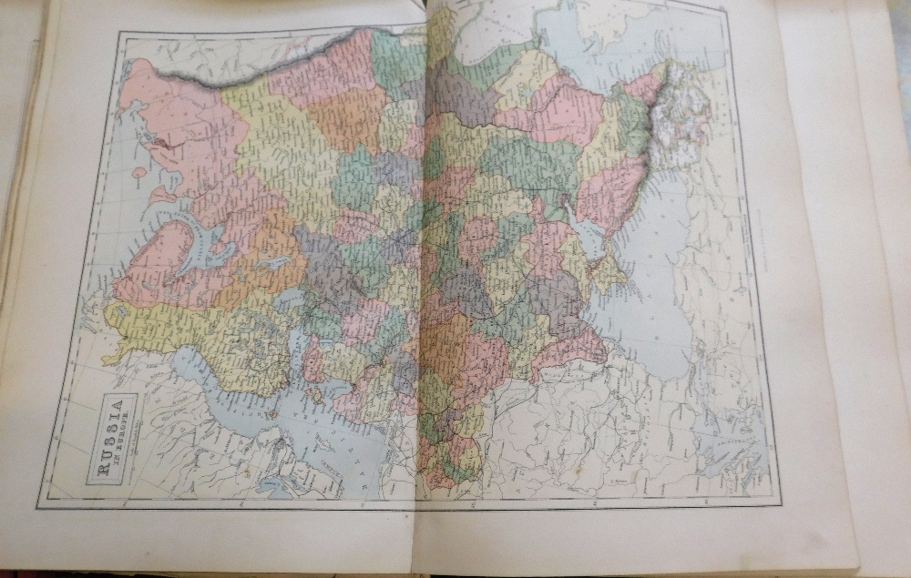 BLACK'S GENERAL ATLAS OF THE WORLD, Edinburgh, Adam & Charles Black, 1884, new and revised - Image 5 of 6