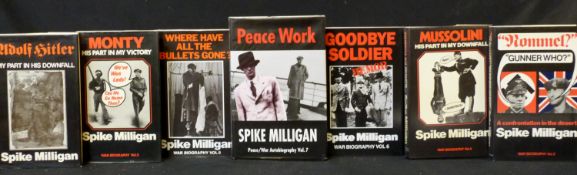 SPIKE MILLIGAN: 7 titles: ADOLF HITLER, MY PART IN HIS DOWNFALL, London, Michael Joseph, 1971, 1st