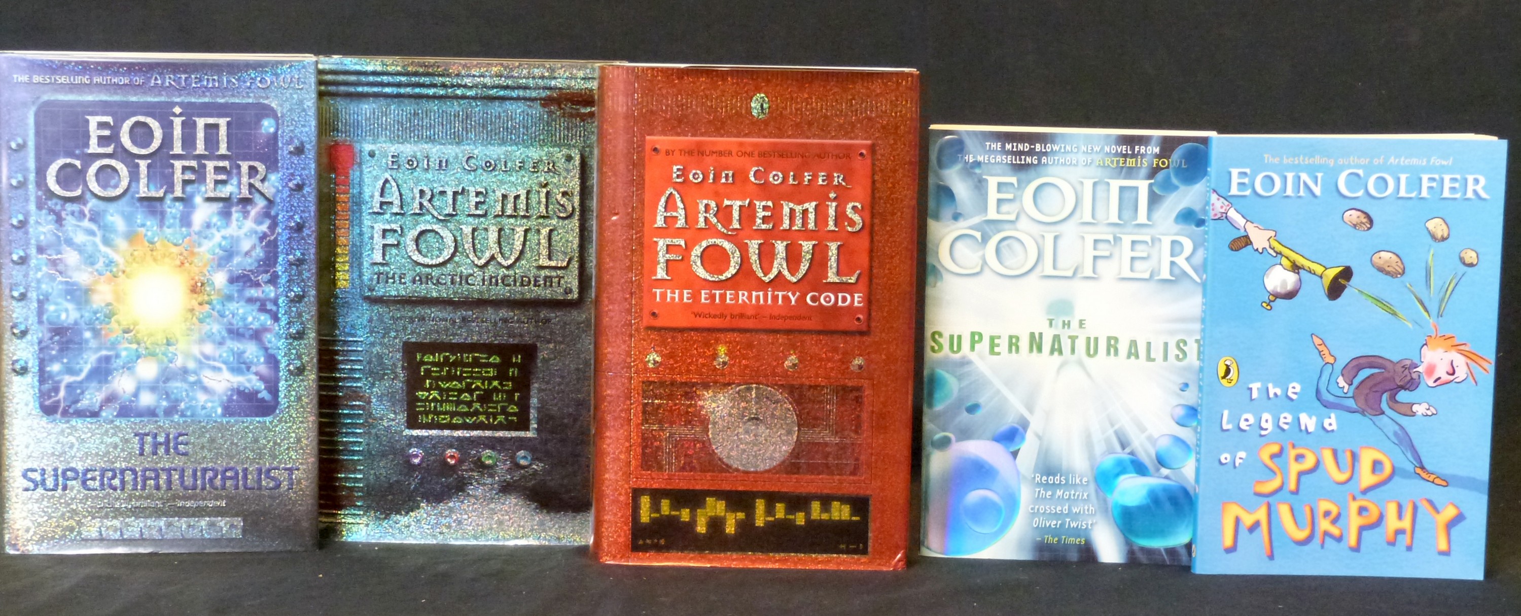 EOIN COLFER: 10 titles: ARTEMIS FOWL THE ARCTIC INCIDENT, London, Puffin, 2002, 1st edition, - Image 2 of 3