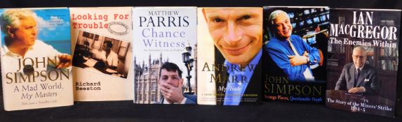 ANDREW MARR: MY TRADE, A SHORT HISTORY OF BRITISH JOURNALISM, London, MacMillan, 2004, 1st