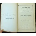 JAMES ORCHARD HALLIWELL: POPULAR RHYMES AND NURSERY TALES..., London, John Russell Smith, 1849,