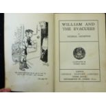 RICHMAL CROMPTON: WILLIAM AND THE EVACUEES, London, George Newnes, 1940, 1st edition, inscription on