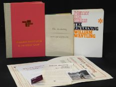 WILLIAM WANTLING: 3 titles: THE AWAKENING, London, Turret Books, 1967, (200), 1st edition,