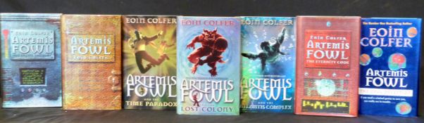 EOIN COLFER: 7 titles: ARTEMIS FOWL, London, Viking, 2001, 2nd printing, original cloth, d/w;