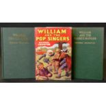 RICHMAL CROMPTON: 3 titles: WILLIAM AND THE POP SINGERS, London, George Newnes, 1965, 1st edition,