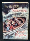 ENID BLYTON: THE RIVER OF ADVENTURE, London, MacMillan, 1955, 1st edition, original bright pictorial