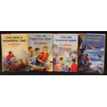 ENID BLYTON: 4 titles: FIVE HAVE A WONDERFUL TIME, London, Hodder & Stoughton, 1952, 1st edition,