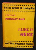 KINGSLEY AMIS: I LIKE IT HERE, London, Victor Gollancz, 1958, 1st edition, contemporary