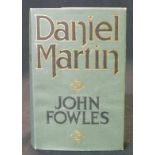 JOHN FOWLES: DANIEL MARTIN, London, Jonathan Cape, 1977, 1st edition, signed and inscribed