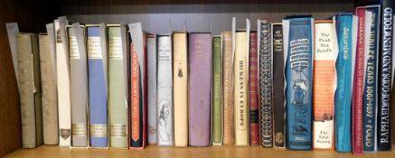 FOLIO SOCIETY: 34 slip-cased titles