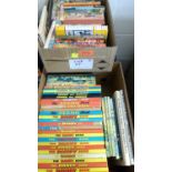 Two boxes: Children's including DANDY annuals, RUPERT annuals etc