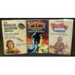 W E JOHNS: 3 titles: THE FIRST BIGGLES OMNIBUS, London, Hodder & Stoughton, 1953, 1st edition,