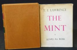 T E LAWRENCE: 2 titles: SEVEN PILLARS OF WISDOM, London, Jonathan Cape, 1935, 1st trade edition,