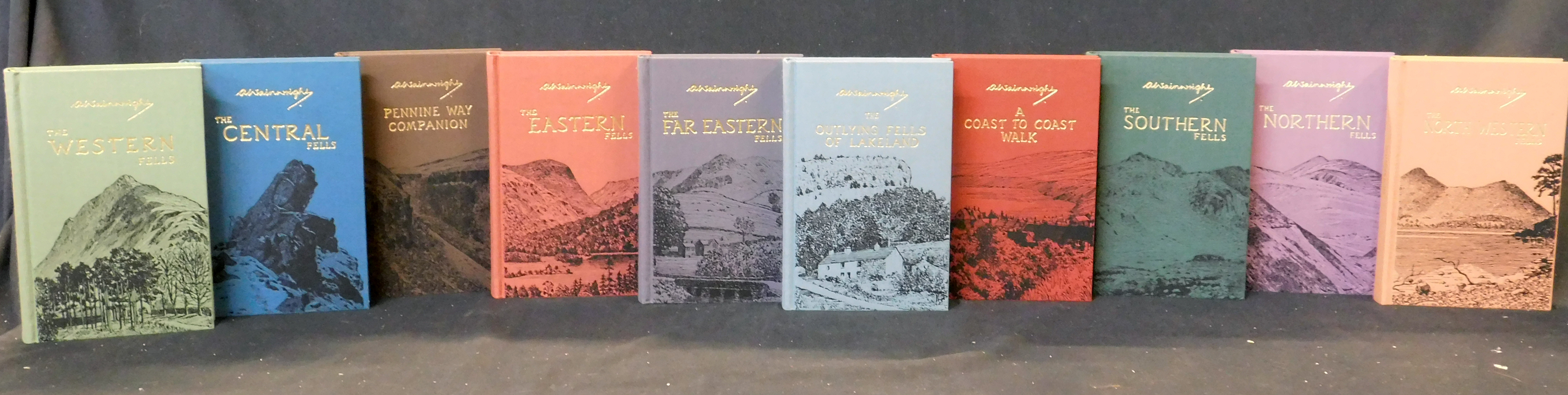 A WAINWRIGHT: THE COMPLETE PICTORIAL GUIDES, A READERS EDITION, 2009, 10 vols complete, original - Image 2 of 6