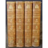 THE NAVAL CHRONICLE..., 1801-02, vols 5-8, all vols lacking vignette titles, vol 5 15 plates as