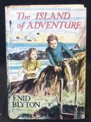 ENID BLYTON: THE ISLAND OF ADVENTURE, London, MacMillan, 1944, 1st edition, original bright