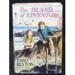 ENID BLYTON: THE ISLAND OF ADVENTURE, London, MacMillan, 1944, 1st edition, original bright