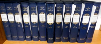 VARIOUS AUTHORS: A HISTORY OF ENGLAND, The Folio Society, 1999, 12 vols, original decorative cloth
