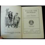 RICHMAL CROMPTON: WILLIAM THE SHOWMAN, London, George Newnes, [1937], 1st edition, original green