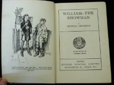 RICHMAL CROMPTON: WILLIAM THE SHOWMAN, London, George Newnes, [1937], 1st edition, original green